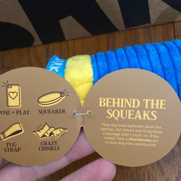 NWT BarkBox Sniffin Booty Pirate Themed Box - Picture 9 of 13